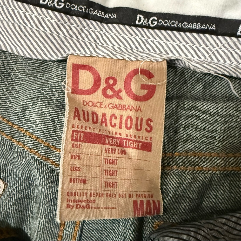 D&G Dolce & Gabbana Audacious Very Tight Jeans - Picture 8 of 10
